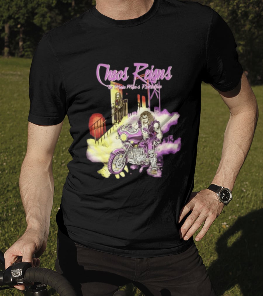 Chaos Reigns Lobo DC Comics Main Man's Revolution Motorcycle Rider T-Shirt
