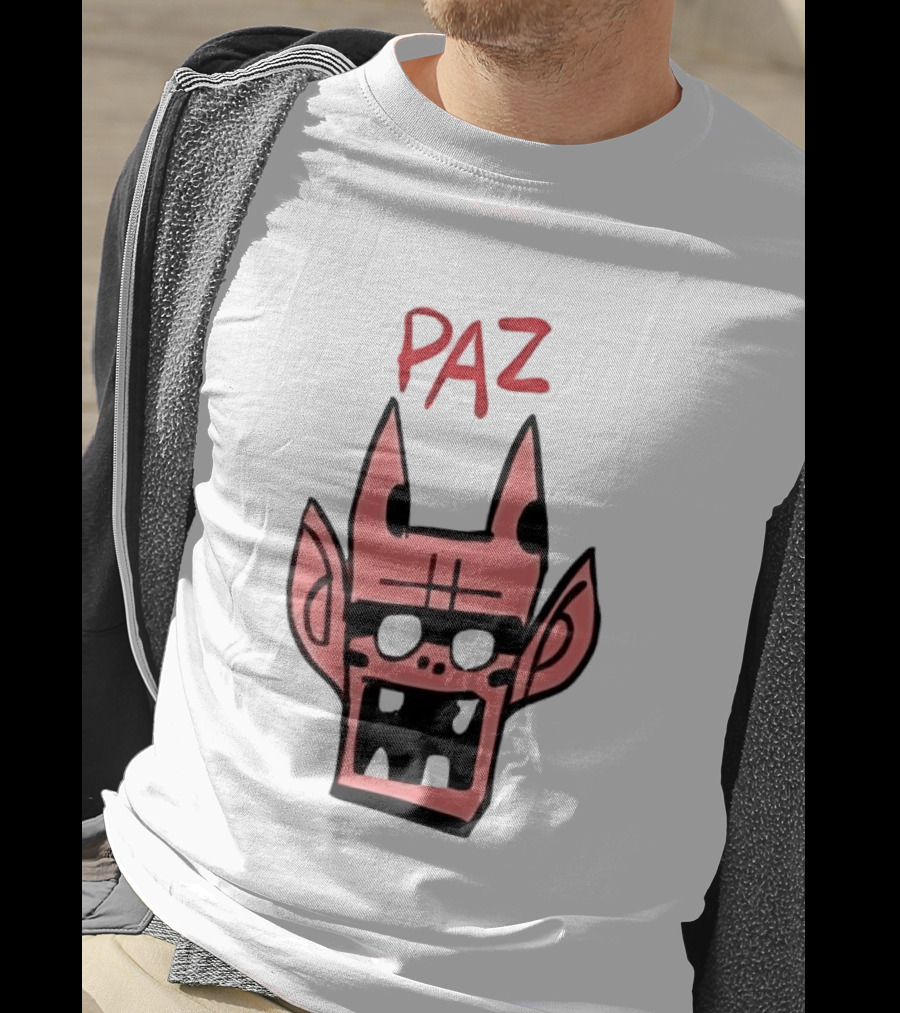 Gorillaz Paz Cartoon Character Face T-Shirt