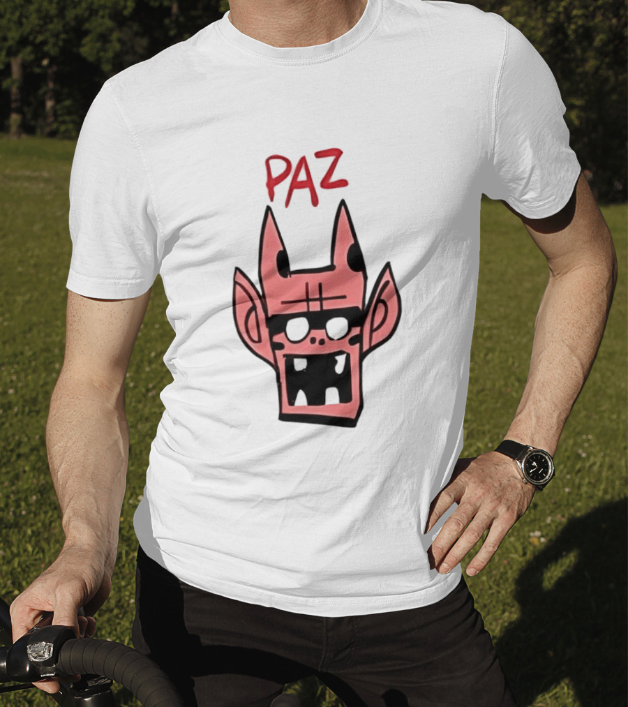Gorillaz Paz Cartoon Character Face T-Shirt