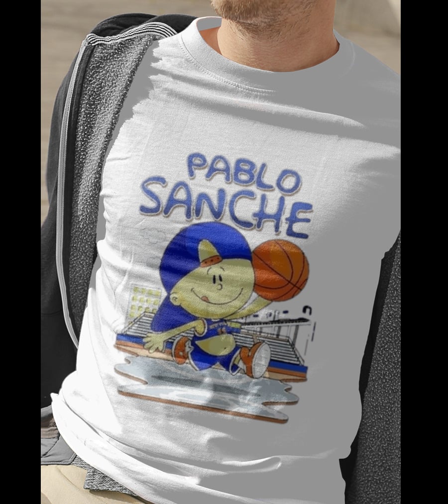 Pablo Sanchez Secret Weapon New York Basketball Court Playground Kid T-Shirt