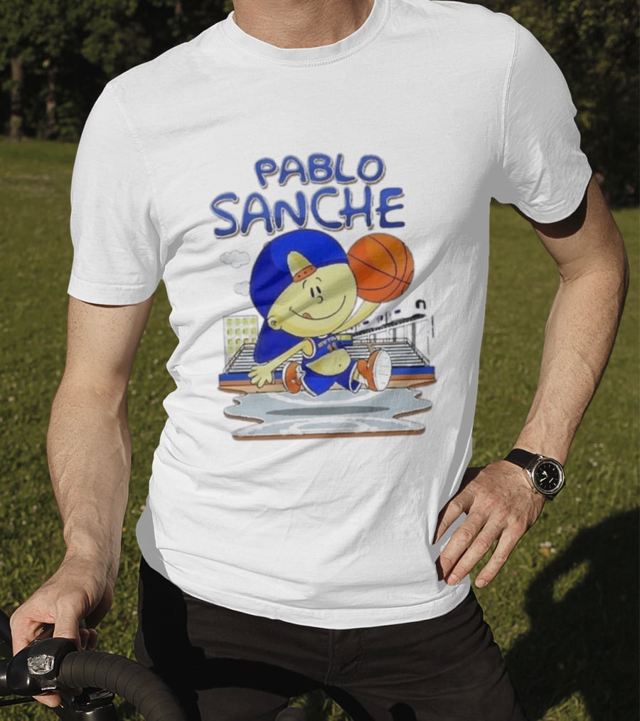 Pablo Sanchez Secret Weapon New York Basketball Court Playground Kid T-Shirt