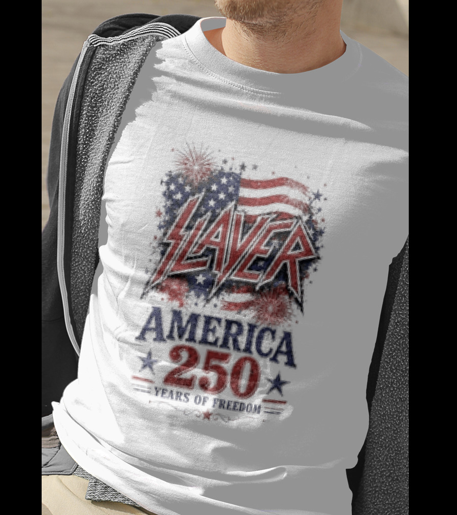 Slayer America 250 Years Of Freedom Stars And Stripes T-Shirt
