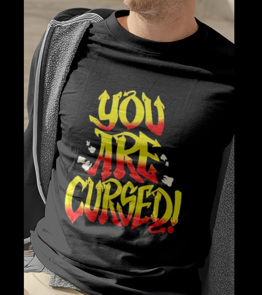 Danhausen You Are Cursed Bold Graffiti T-Shirt