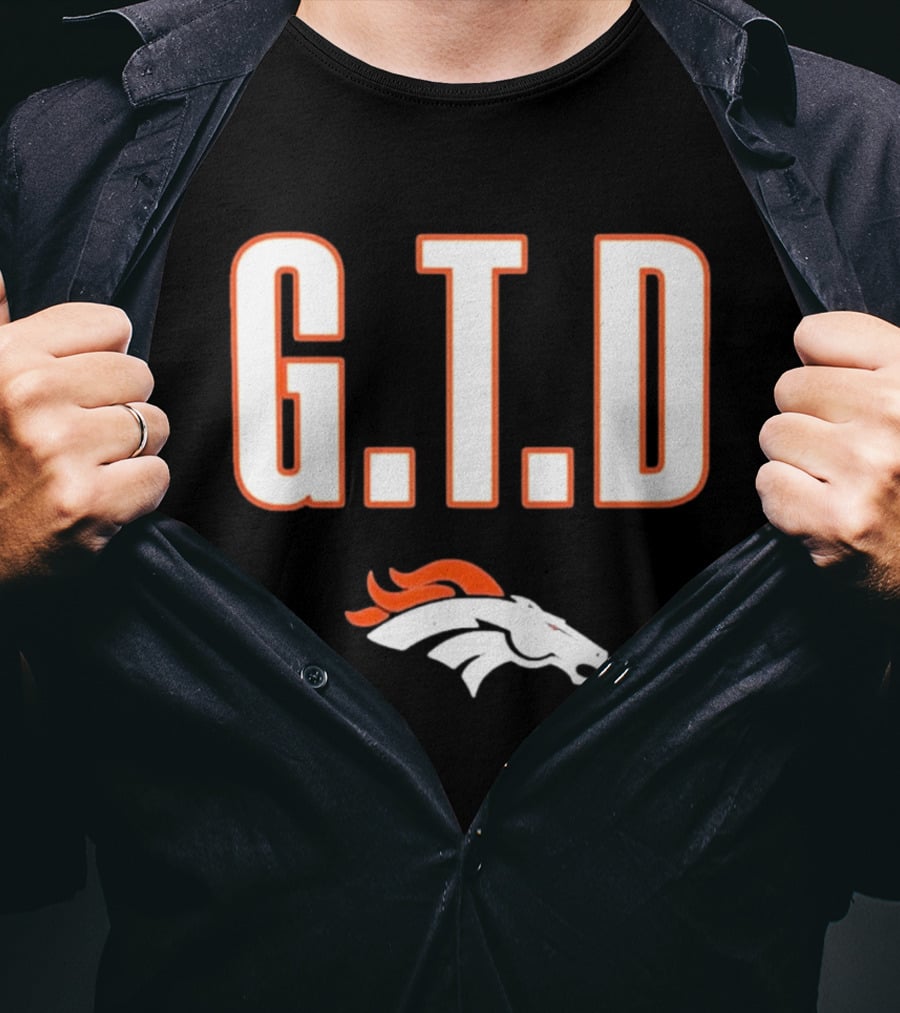 Denver Broncos GTD Official Team Merchandise T-Shirt