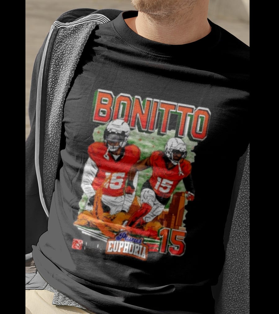 BONITTO 15 NFLPA Planet Euphoria Denver Skyline T-Shirt