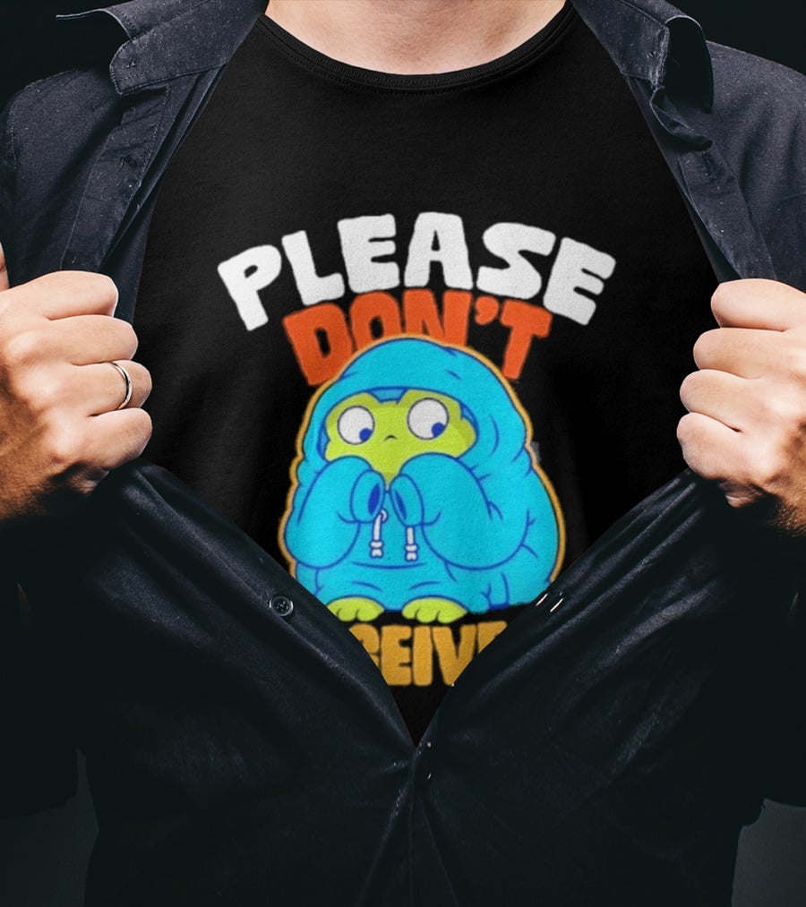 Please Don't Perceive Me Frog T-Shirt