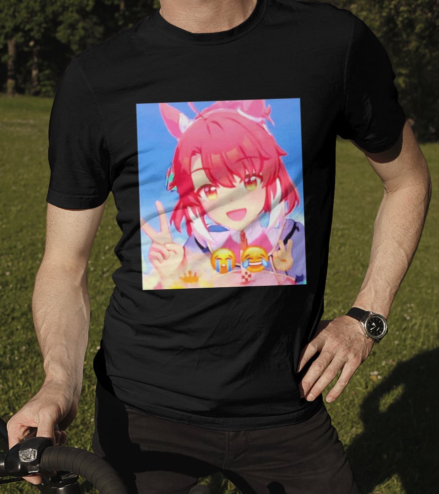 Happy Birthday Dantsu Flame 2026 Anime Character Peace Emoji T-Shirt