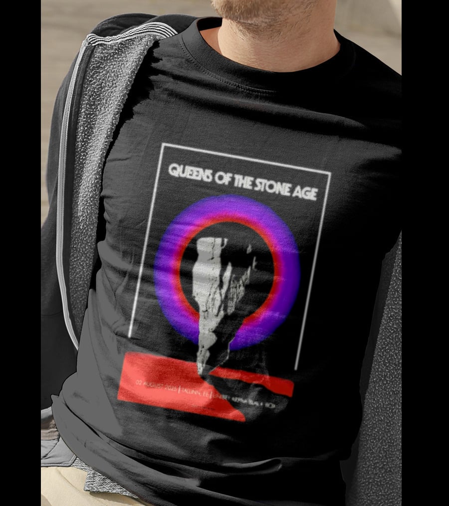 Queens Of The Stone Age 02 August 2025 Tallinn EE LHF Studio 47 Vintage Circle T-Shirt