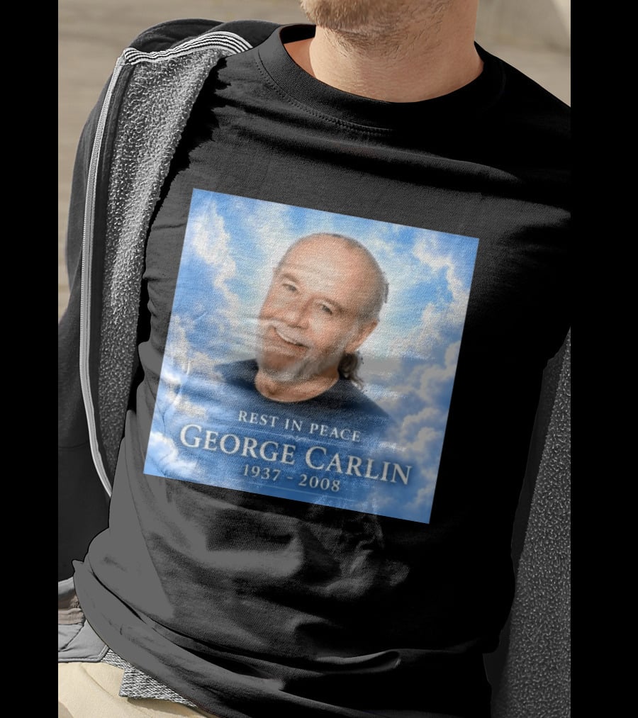 Rest In Peace George Carlin 1937 2008 Memorial T-Shirt