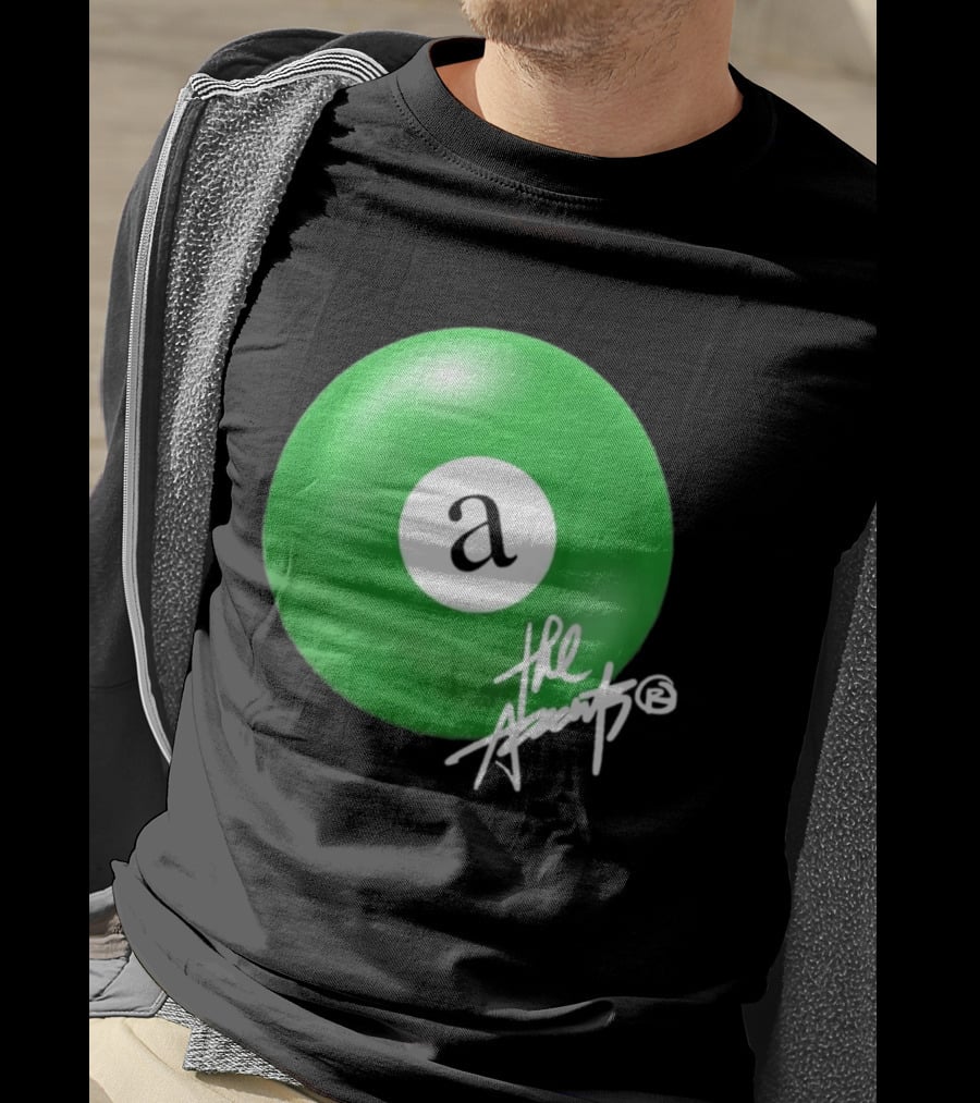 The Accents Collection Green Pool Ball Icon With Signature T-Shirt