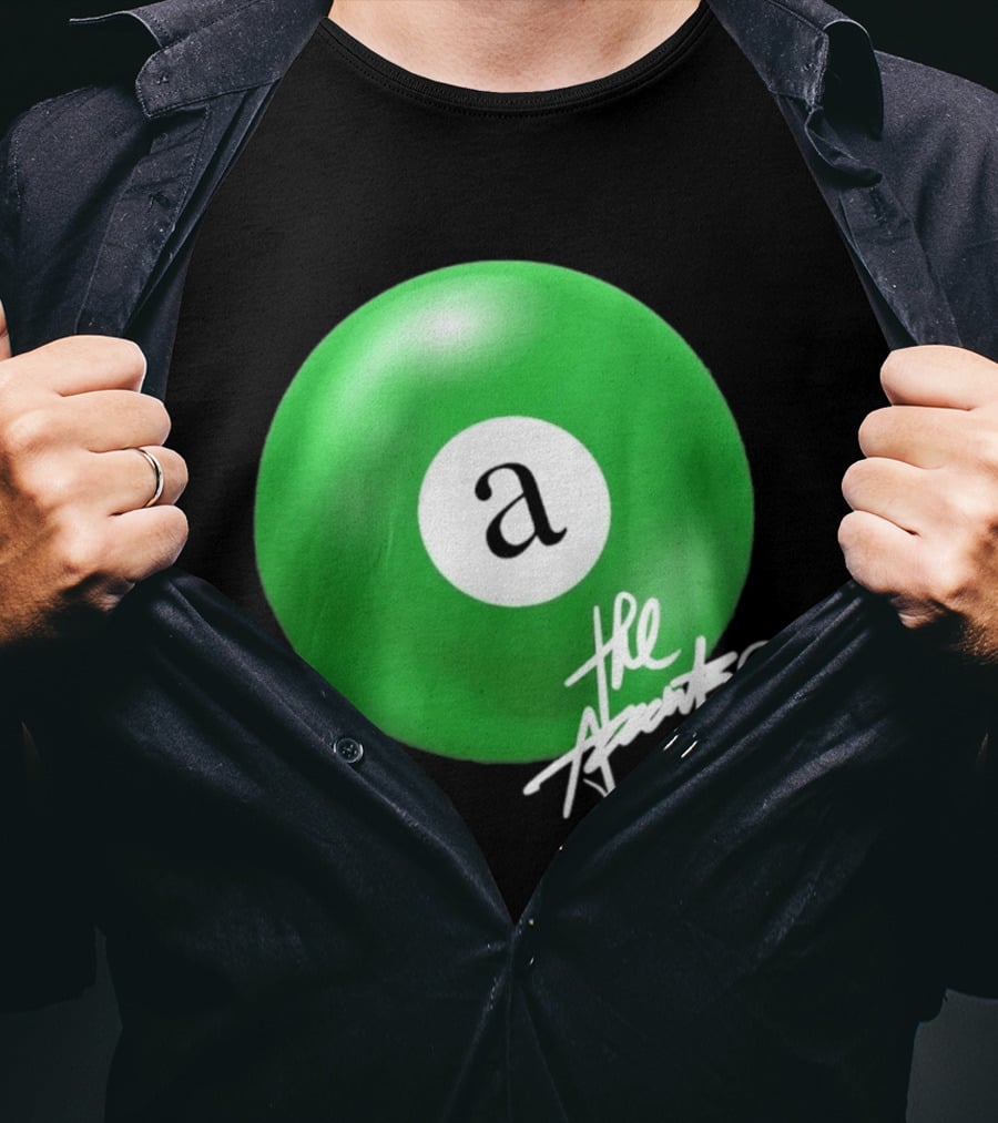 The Accents Collection Green Pool Ball Icon With Signature T-Shirt