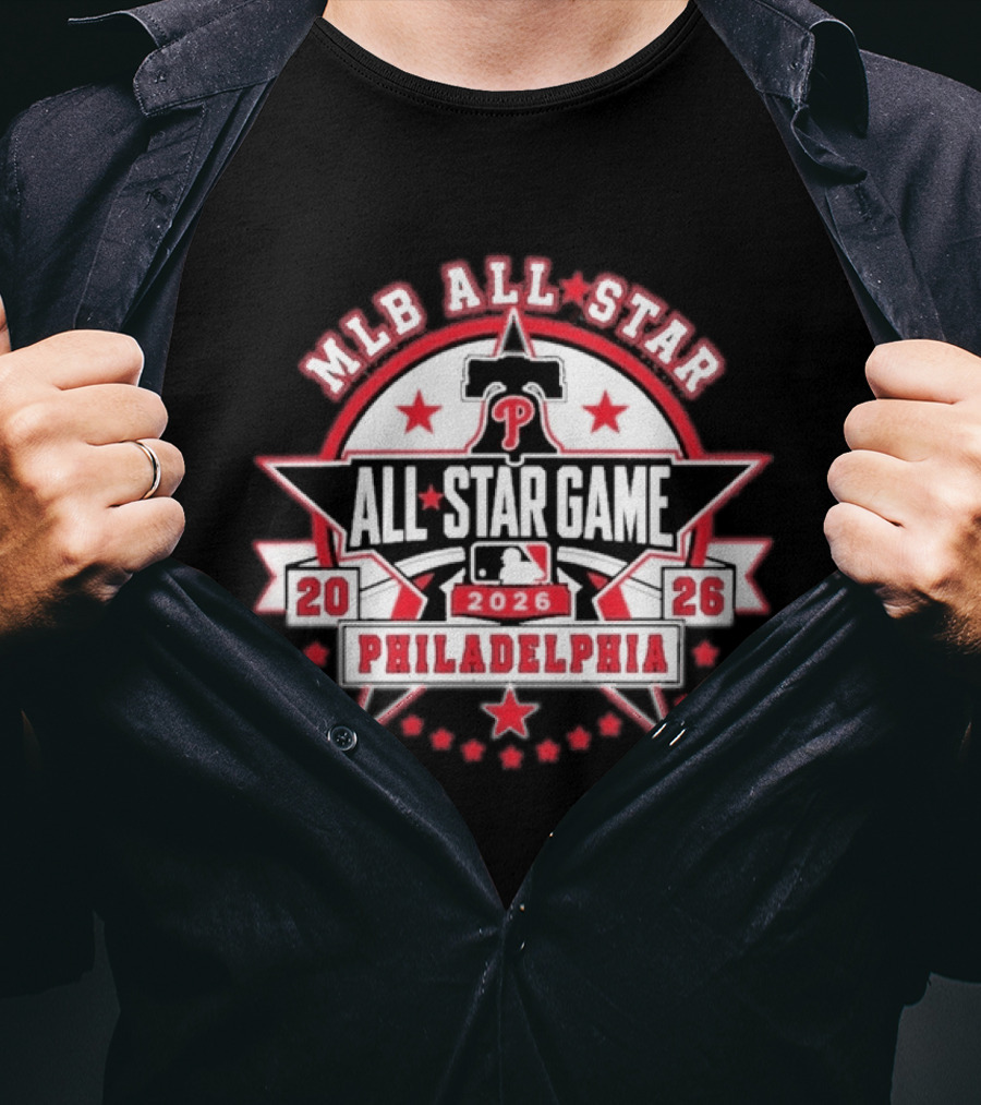 MLB All Star Game 2026 Philadelphia Phillies Baseball Event T-Shirt
