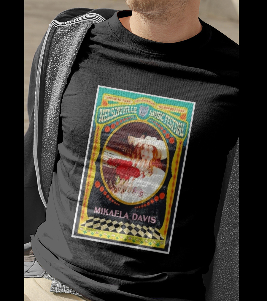 Nelsonville Music Festival 20th Anniversary Mikaela Davis June 18 21 2026 Nelsonville Ohio T-Shirt