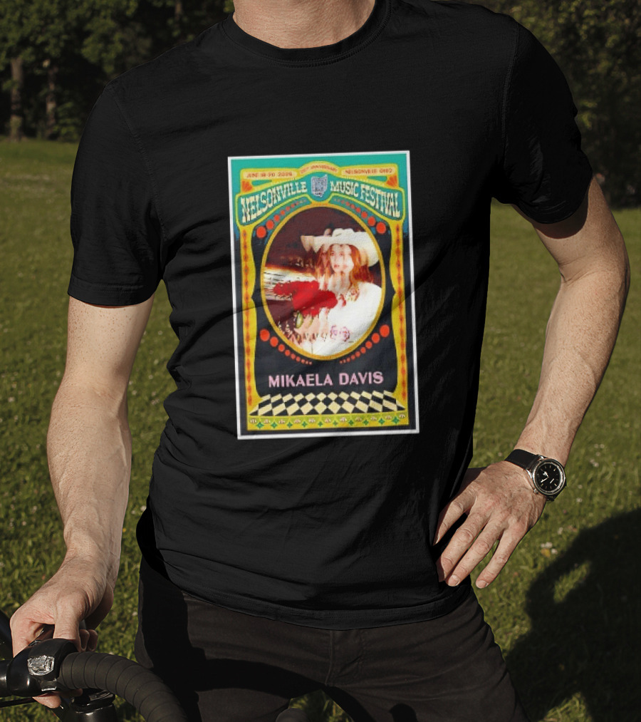 Nelsonville Music Festival 20th Anniversary Mikaela Davis June 18 21 2026 Nelsonville Ohio T-Shirt