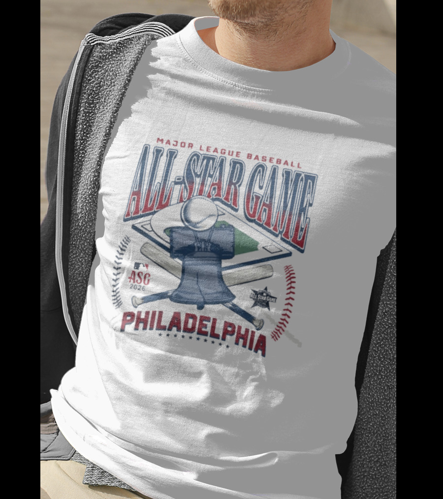 2026 Major League Baseball All Star Game Philadelphia Liberty Bell T-Shirt