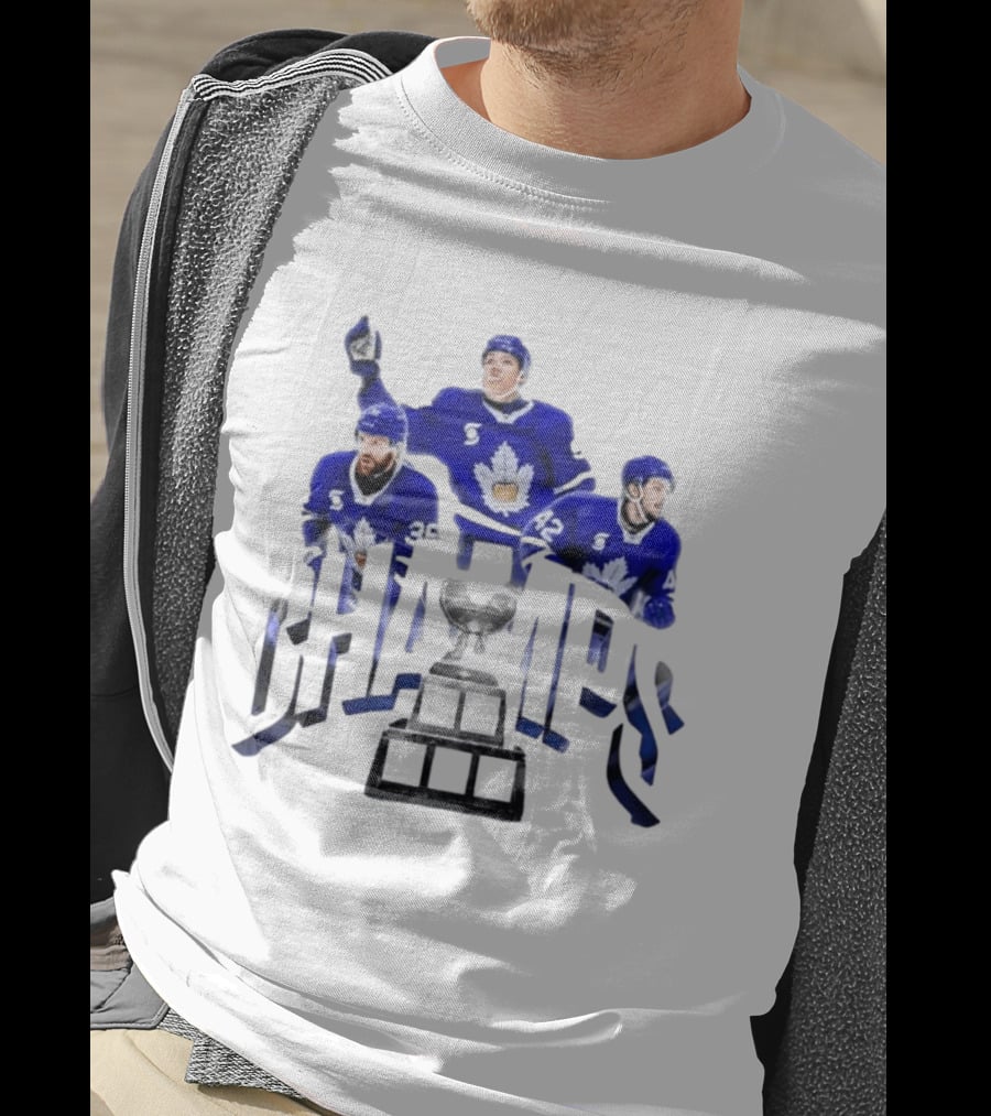 Toronto Marlies Champions Dakota Mermis Easton Cowan Landon Sim 2026 Calder Cup T-Shirt