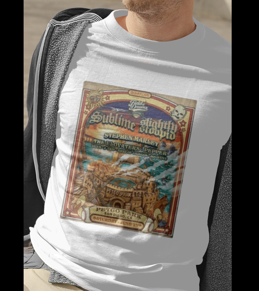 Sublime Slightly Stoopid Stephen Marley At Field Of Dreams Festival Petco Park Saturday June 13Th 2026 T-Shirt
