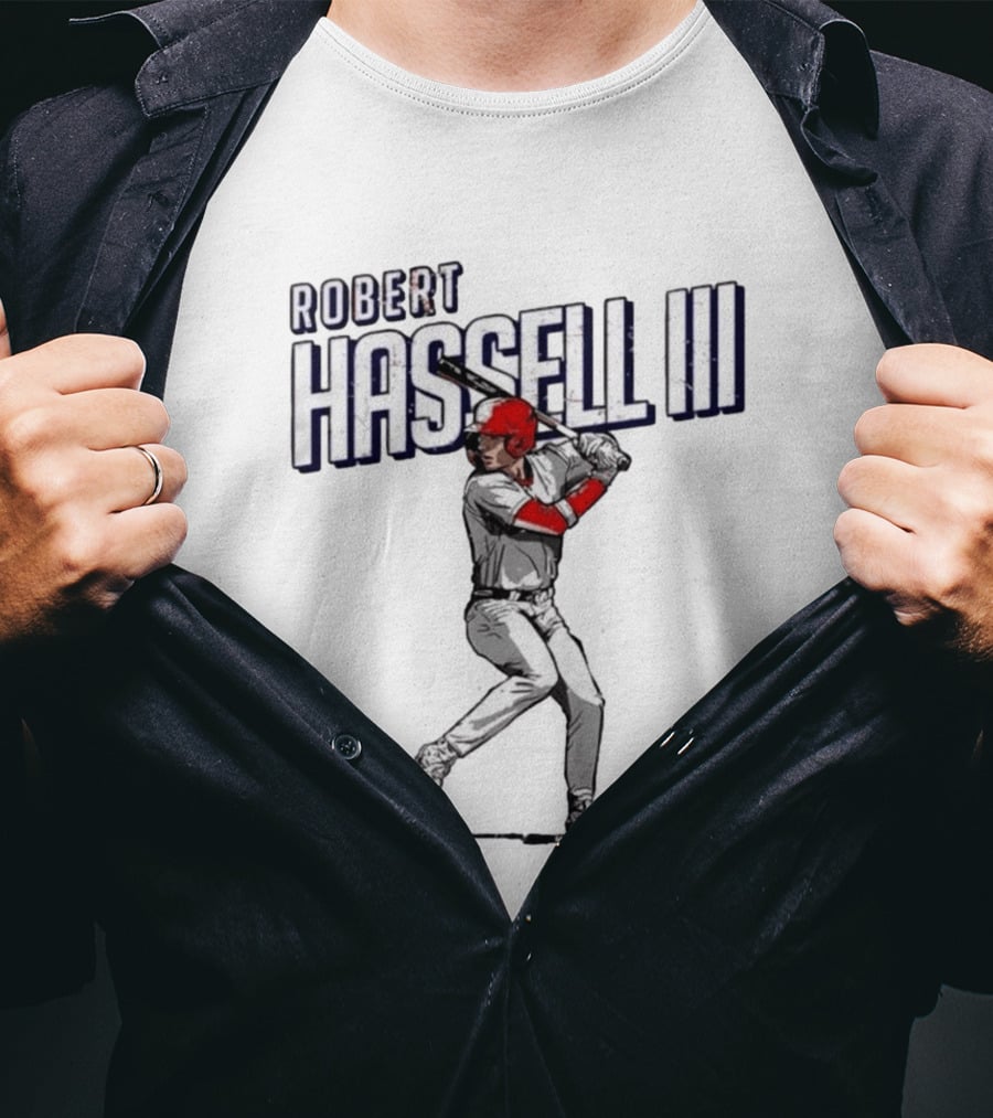 Robert Hassell III Baseball Player Washington Nationals T-Shirt