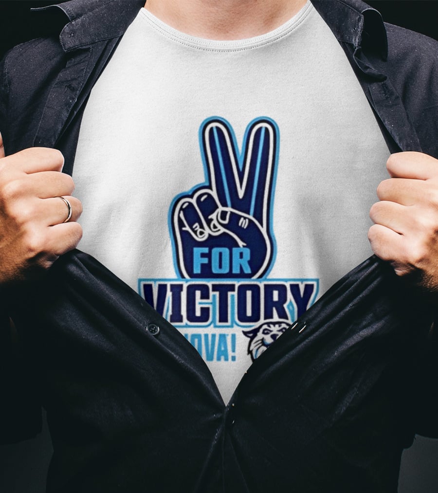 V For Victory Go Nova Wildcat T-Shirt