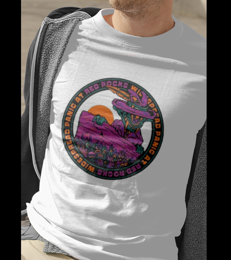 Widespread Panic At Red Rocks June 26 28 2026 Event Psychedelic Goblin T-Shirt