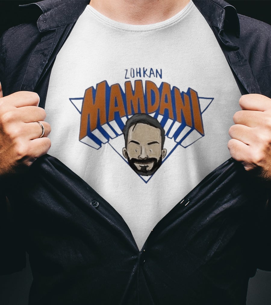 Zohran Mamdani MAMDANI Knicks Style Collab T-Shirt