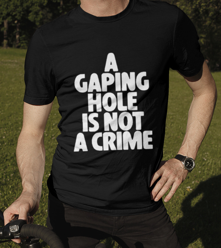 A Gaping Hole Is Not A Crime T-Shirt