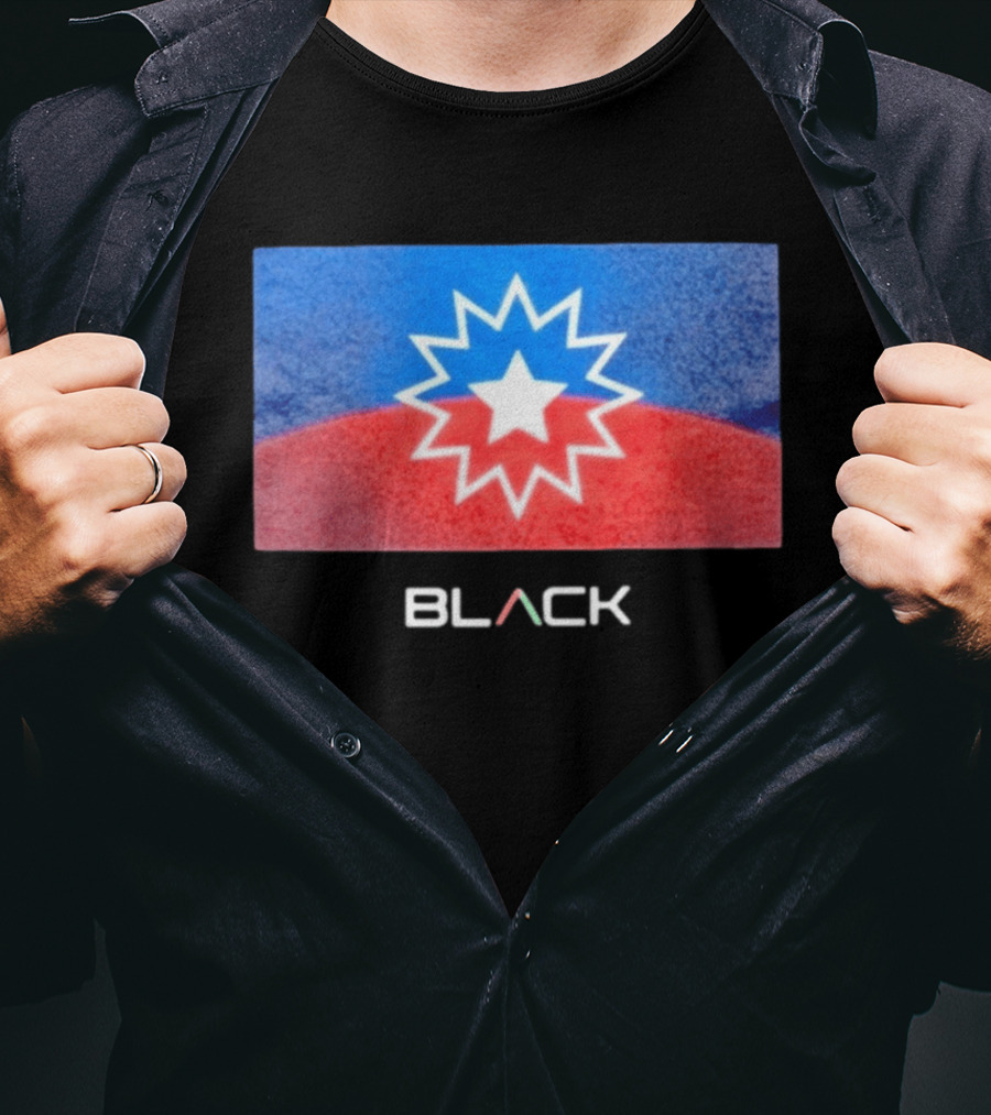 Actively Black Juneteenth Star Flag Celebration T-Shirt