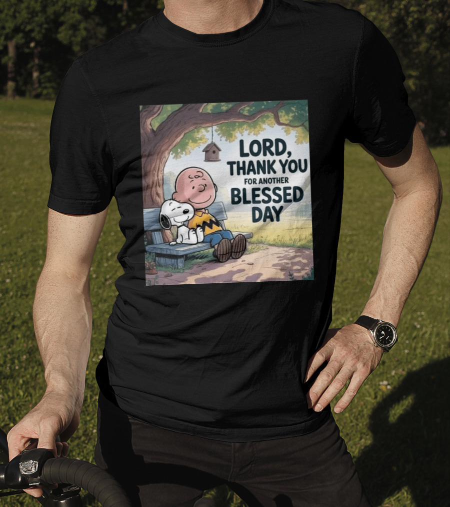 Charlie Brown Snoopy Lord Thank You For Another Blessed Day T-Shirt