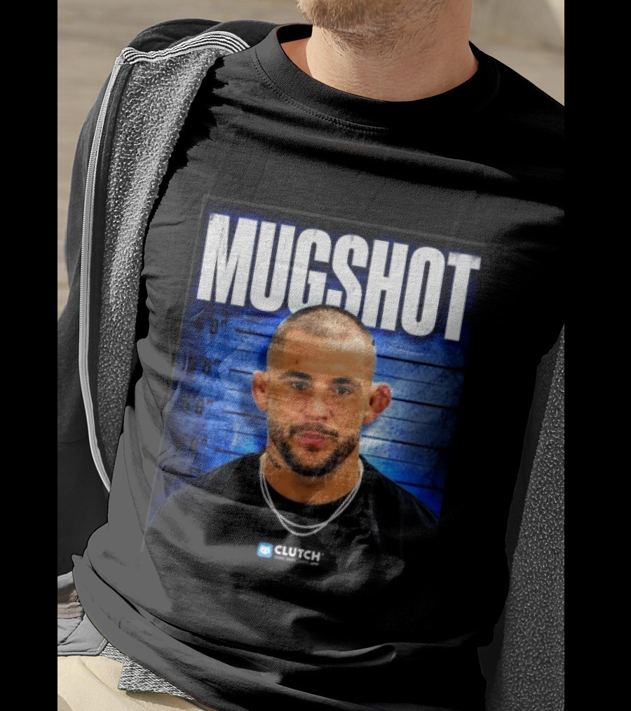 Dustin Poirier Pressure Makes Diamonds Shot Clutch Blue T-Shirt