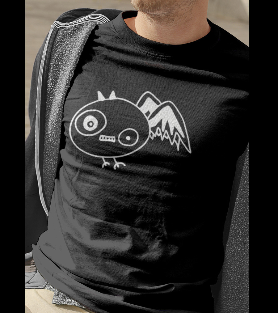 Mountain Bat Halloween Creepy Cartoon Creature With Wings T-Shirt