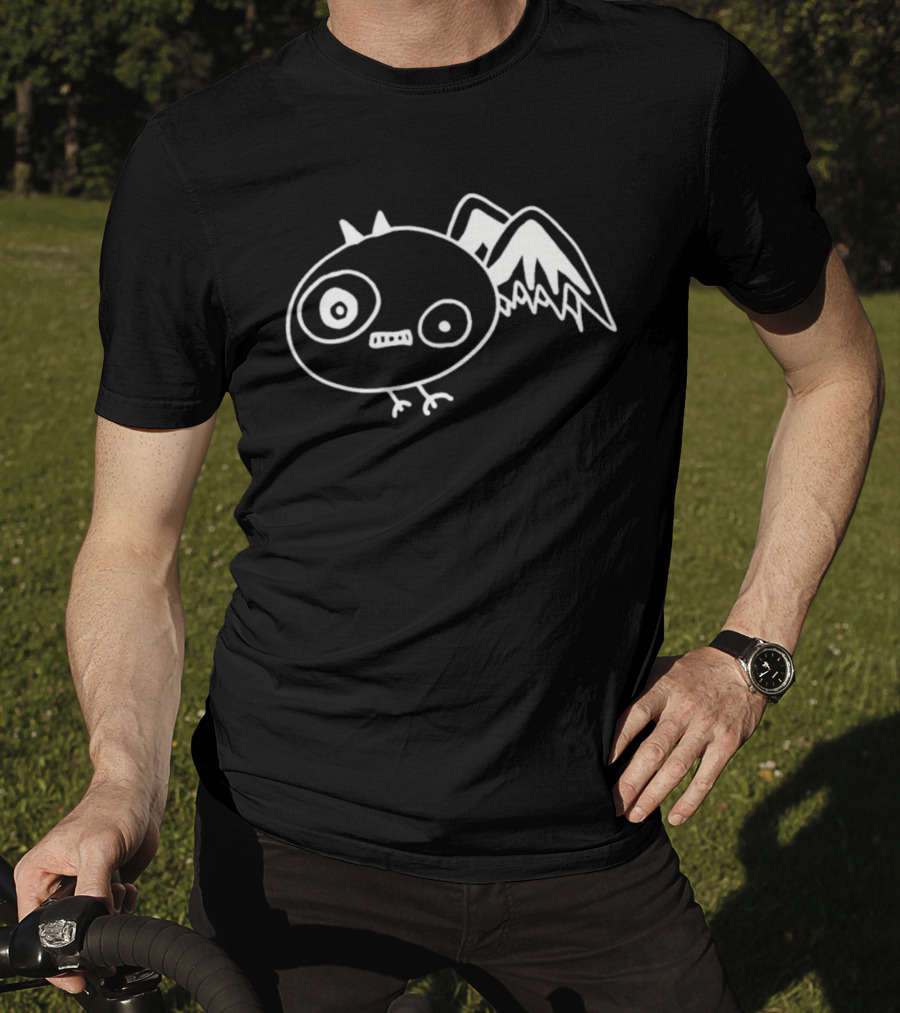 Mountain Bat Halloween Creepy Cartoon Creature With Wings T-Shirt