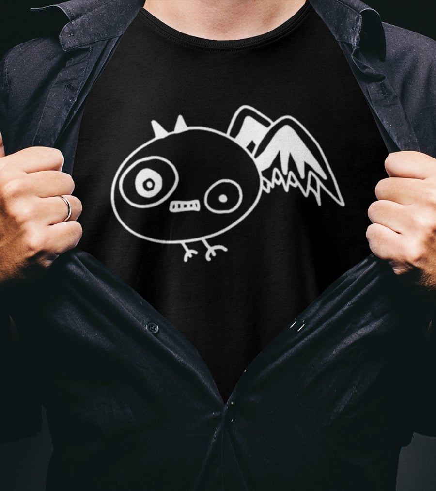 Mountain Bat Halloween Creepy Cartoon Creature With Wings T-Shirt