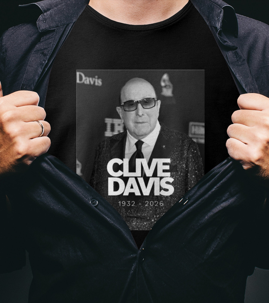 Clive Davis 1932 2026 Smooth Radio Grammy T-Shirt