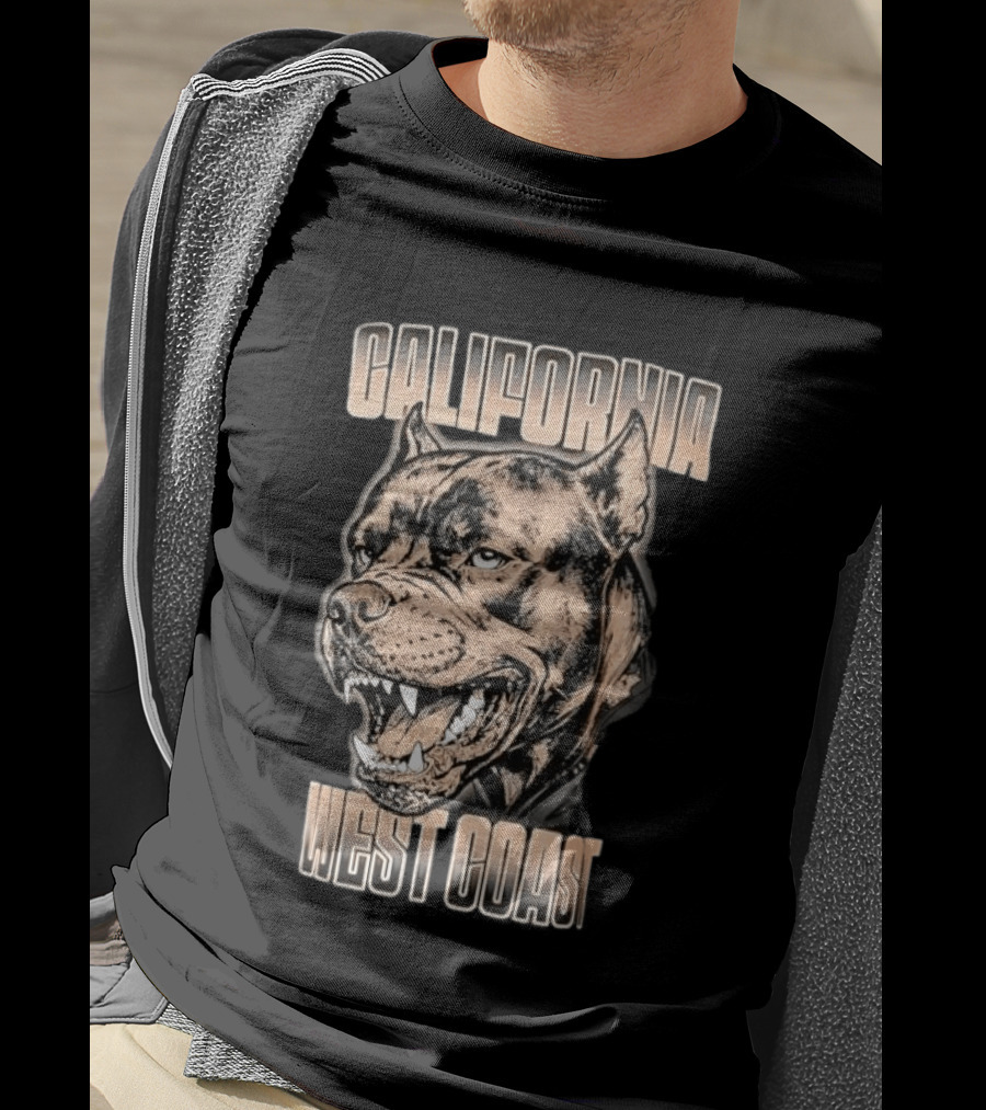 California West Coast Pit Bull T-Shirt