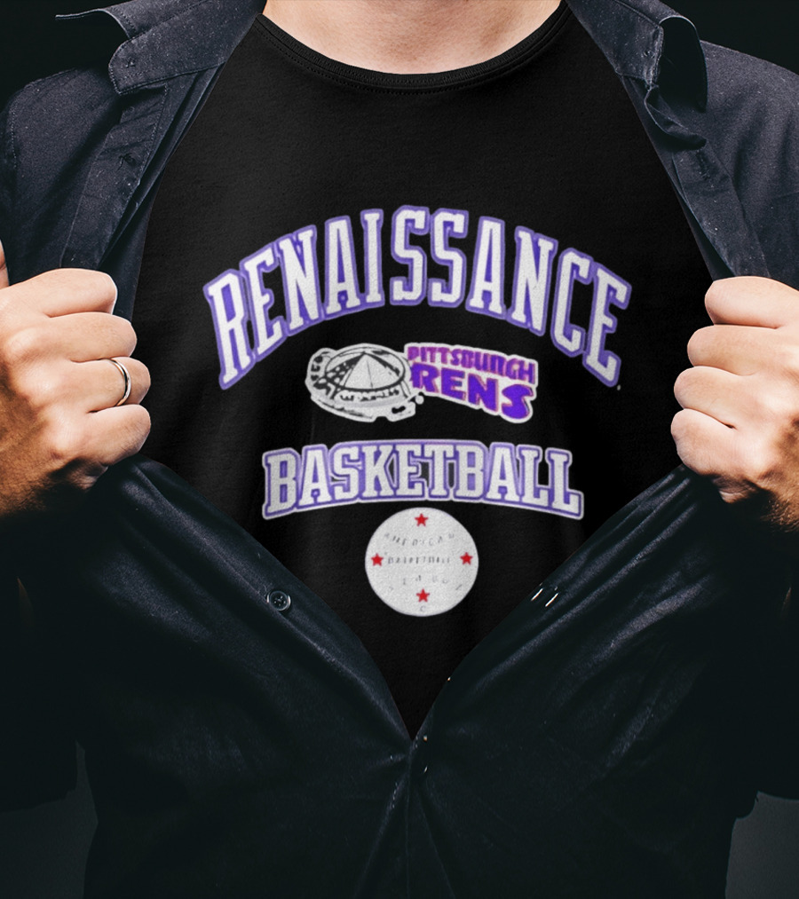 Renaissance Basketball Pittsburgh Rens American Basketball League T-Shirt