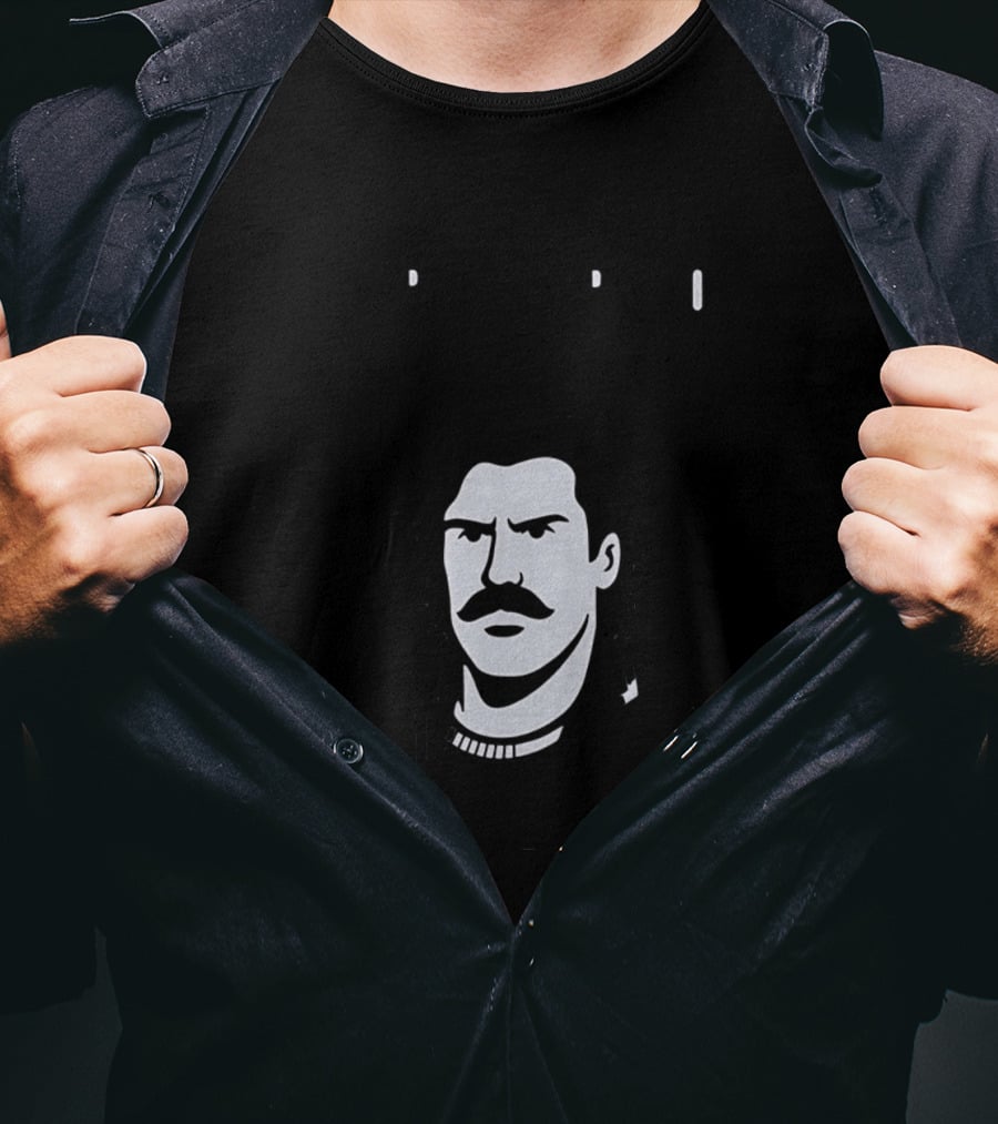 THEY RE CHIMPIN OUT Retro Mustache T-Shirt