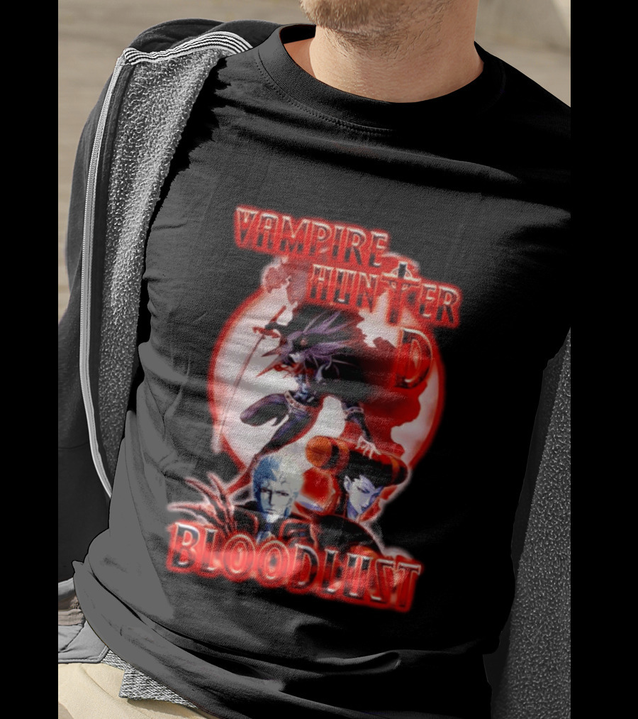 Vampire Hunter D Bloodlust Anime Dark Fantasy Adventure Characters T-Shirt
