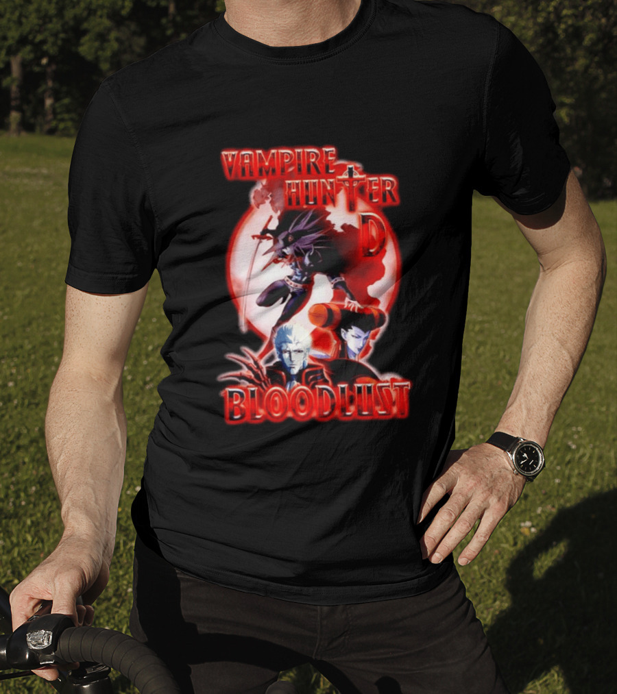 Vampire Hunter D Bloodlust Anime Dark Fantasy Adventure Characters T-Shirt