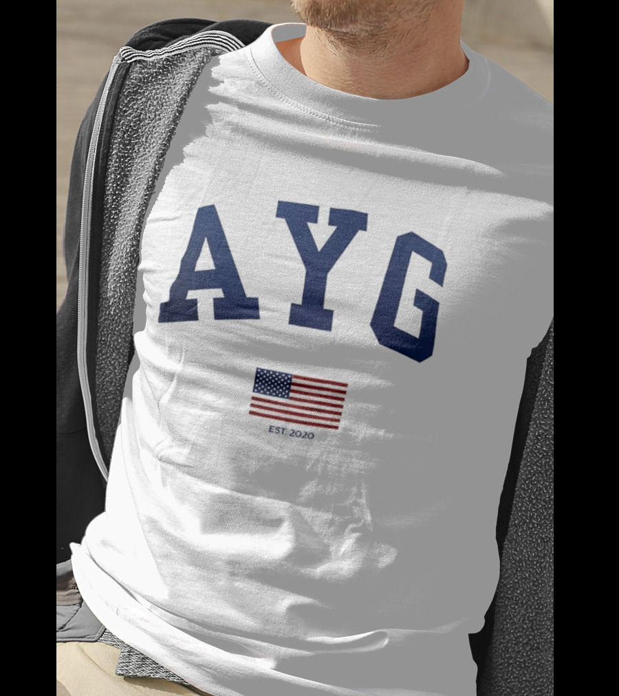 AYG American Flag EST 2020 4th Of July T-Shirt