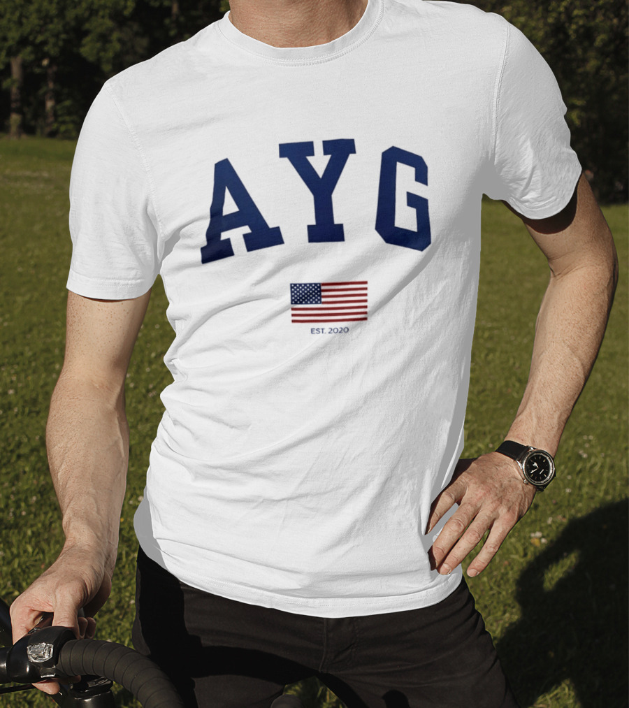 AYG American Flag EST 2020 4th Of July T-Shirt