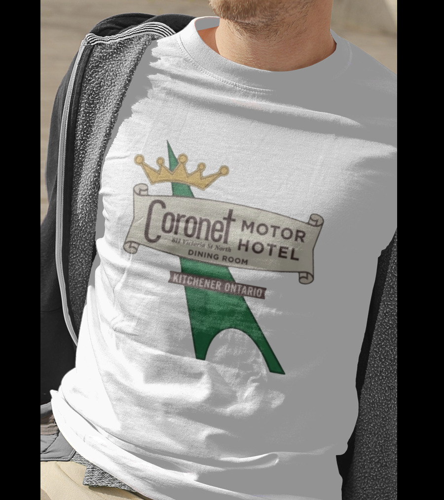 Coronet Motor Hotel 811 Victoria St North Kitchener Ontario Dining Room T-Shirt
