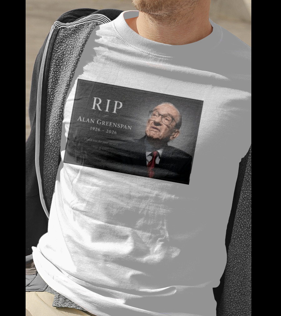RIP Alan Greenspan 1926 2026 Thank You For Your Service Commemoration T-Shirt