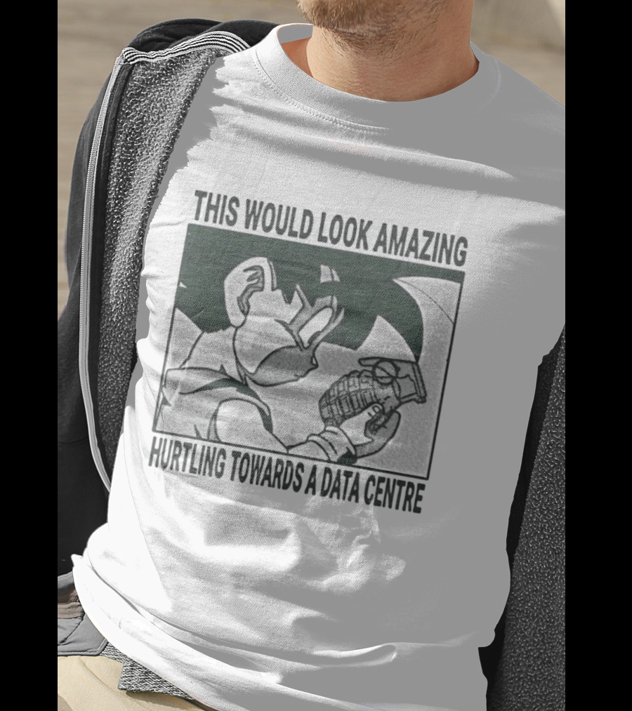Son Goku Grenade This Would Look Amazing Hurtling Towards A Data Centre T-Shirt