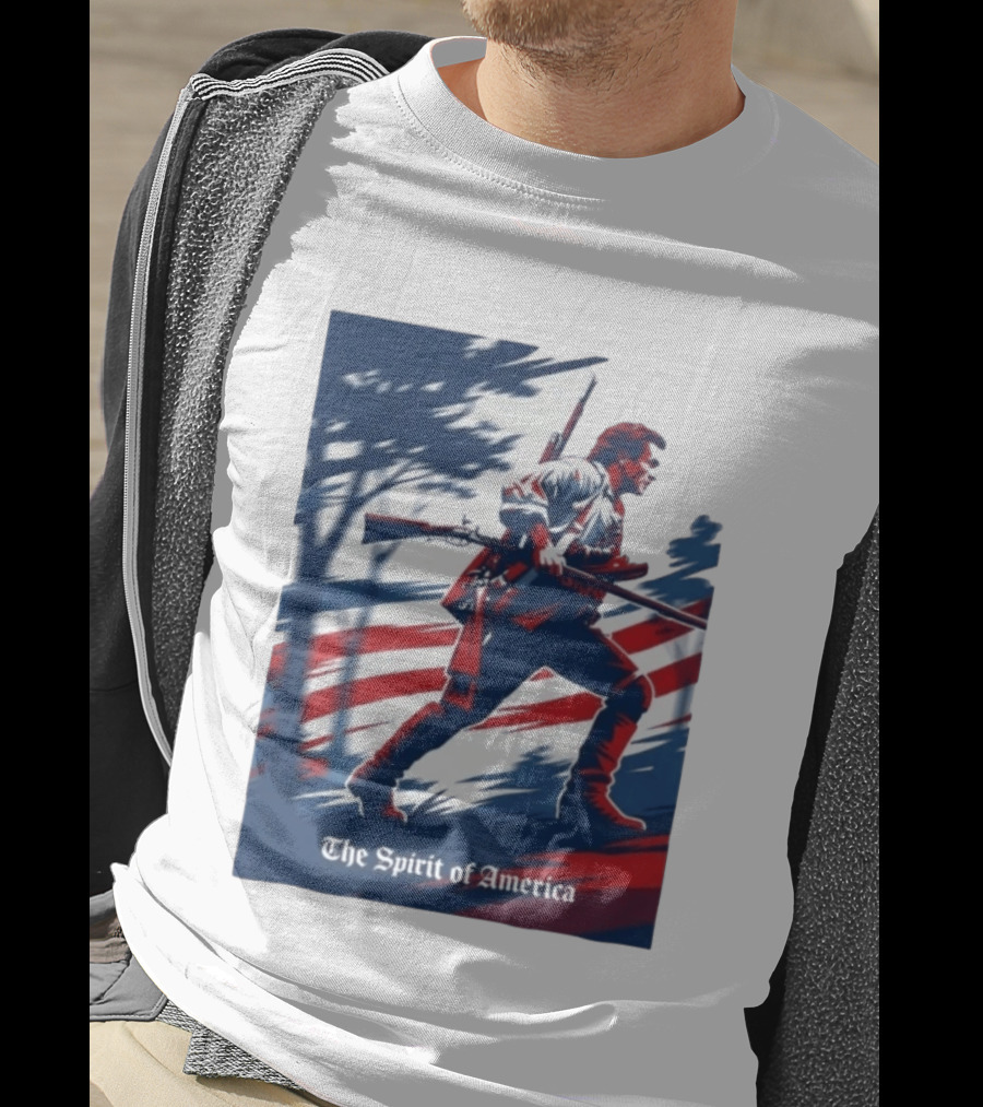 The Spirit Of America Benjamin Martin The Patriot Revolutionary T-Shirt