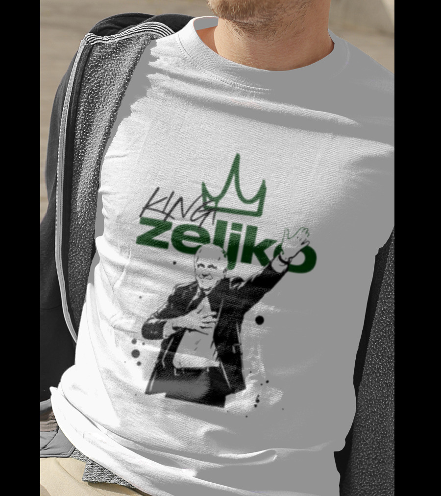 King Zeliko Regal Gesture With Crown T-Shirt