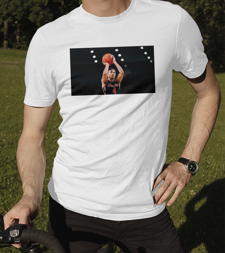 Kingston Flemings A Letter To NBA GMS Houston Basketball Player With Ball T-Shirt
