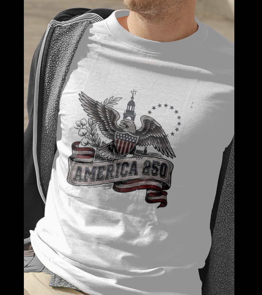 United States Eagle America 250 Est 1776 2026 Give Me Liberty Or Give Me Death T-Shirt