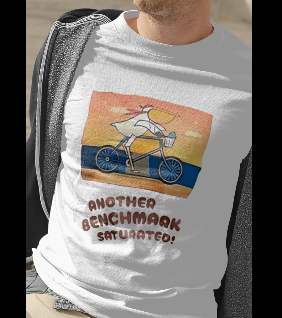 Another Benchmark Saturated Pelican On Bicycle T-Shirt
