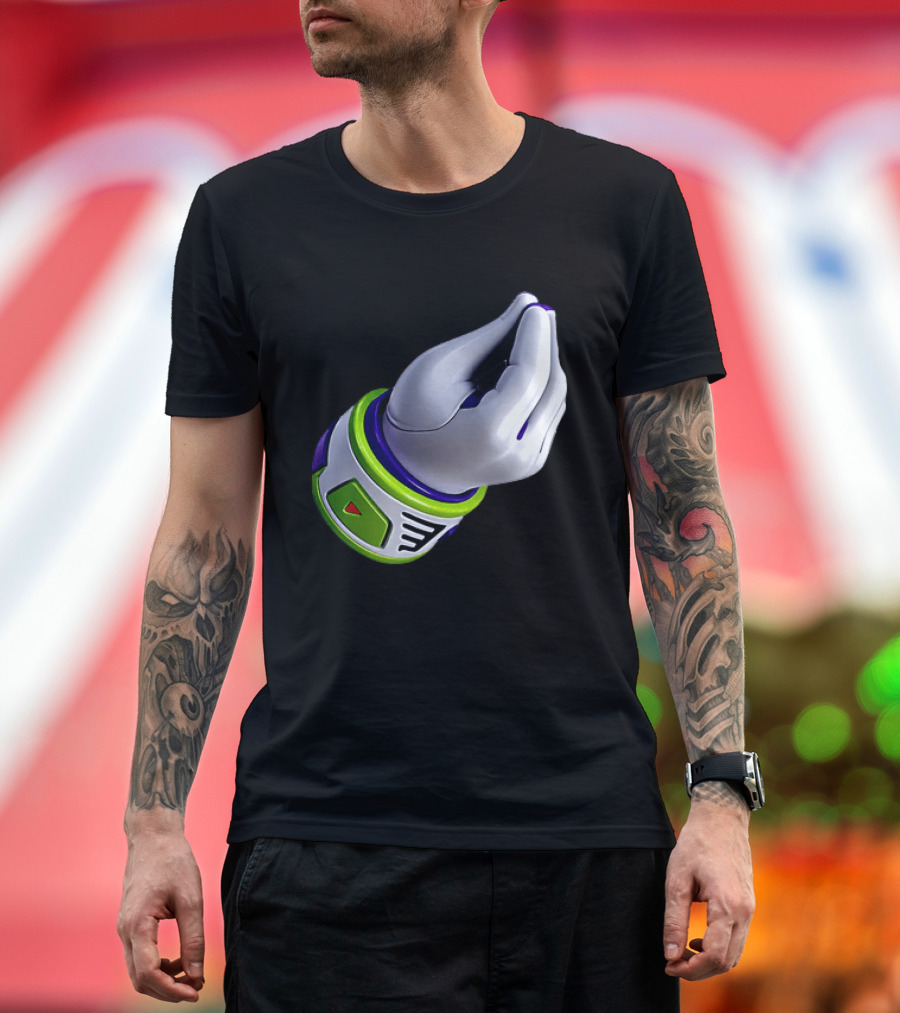 Buzz Lightyear Toy Story Ma Che Vuoi Hand Gesture T-Shirt