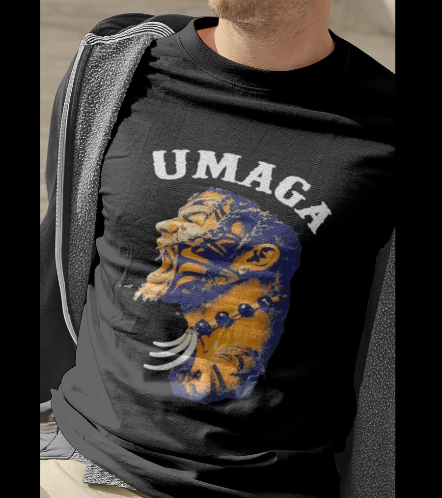 Umaga Samoan Bulldozer Wrestling Face Paint T-Shirt